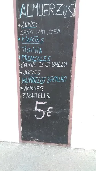 menu 1 of Casa Martinot