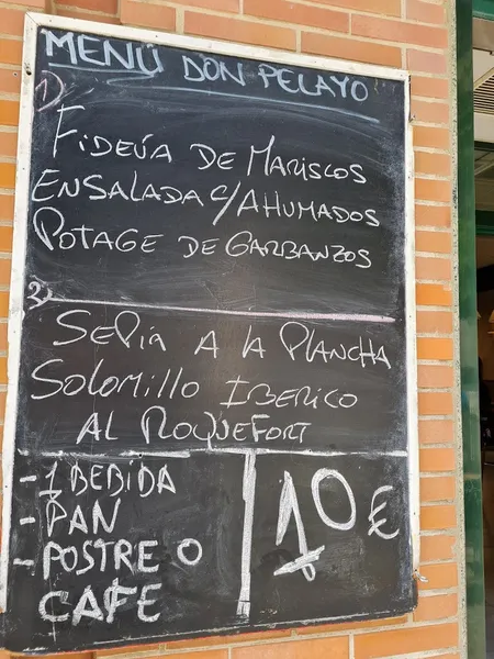 menu 2 of Cafetería - Restaurante Don Pelayo