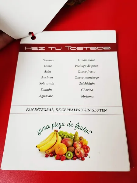 menu 0 of Nácara Café