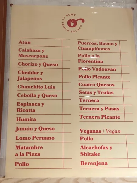 menu 1 of Mariantojo Málaga