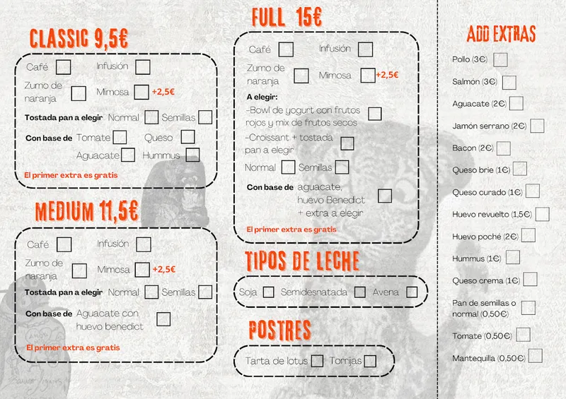 menu 0 of Restaurante Gloria Bendita Madrid