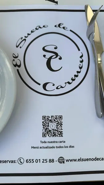 menu 1 of Restaurante El Sueño de Carmen