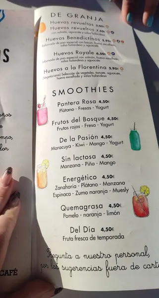 menu 0 of Coco Café