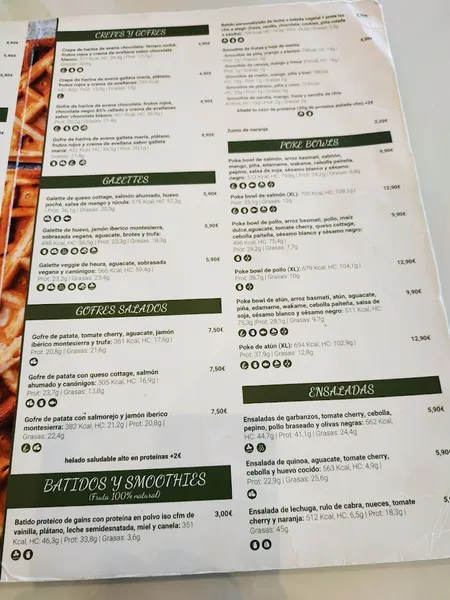 menu 0 of Menta • Healthy Food & Coffee