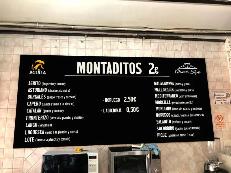 menu 0 of Alameda Tapas