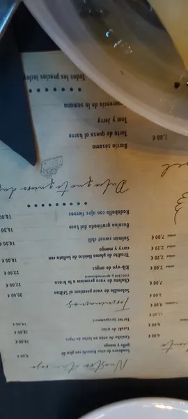menu 2 of El Loco Ángel braseria