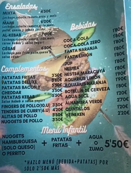 menu 0 of Café Bar Los Corazones