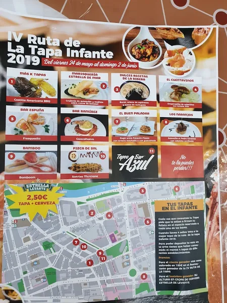 menu 0 of Tapeo Bar Azul