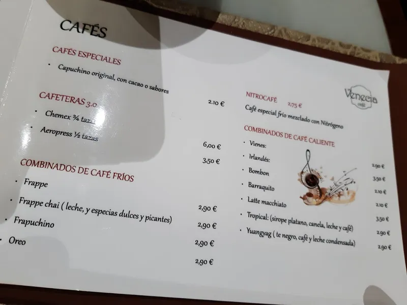 menu 0 of Café Venecia