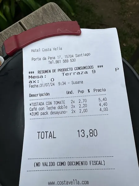 menu 0 of Costa Vella Café