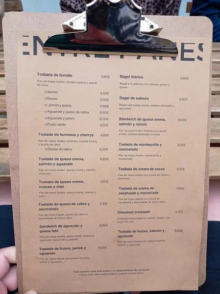 menu 0 of Adèlia Café