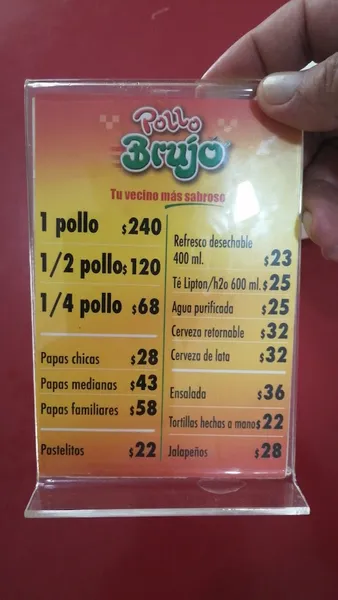 menu 0 of Pollo Brujo Centenario- Restaurante