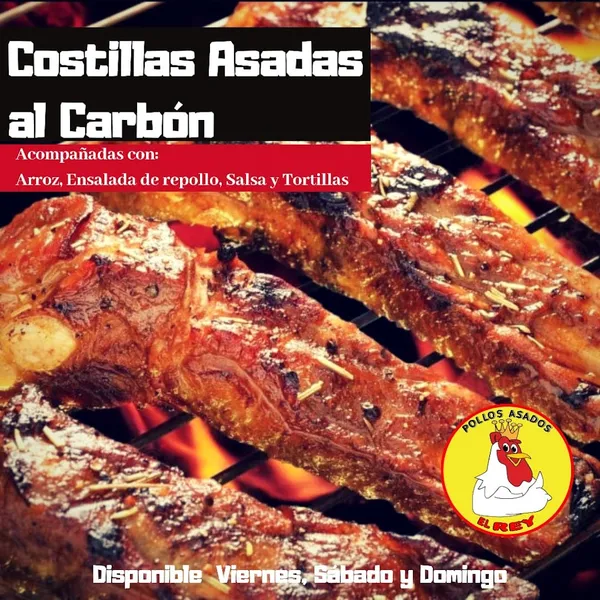 menu 2 of Pollos Asados El Rey