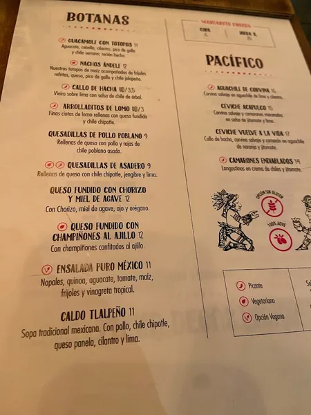 menu 2 of ÁNDELE Gràcia