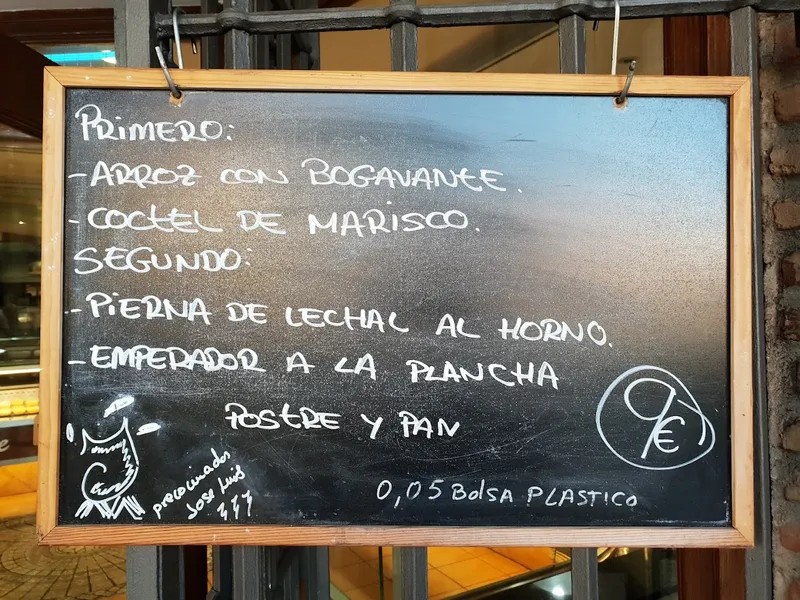 menu 2 of Precocinados José Luis