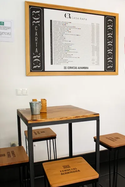 menu 0 of Casa Rafa Granada