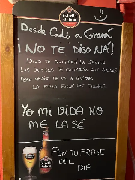 menu 0 of Bar Rojo
