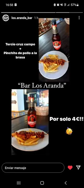 menu 2 of Bar Triana 40