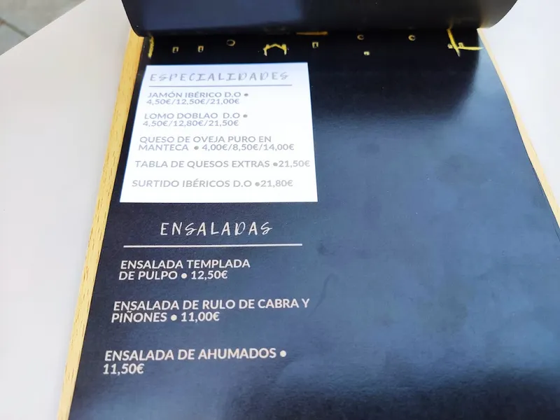 menu 1 of Cervecería Pepe Jerez