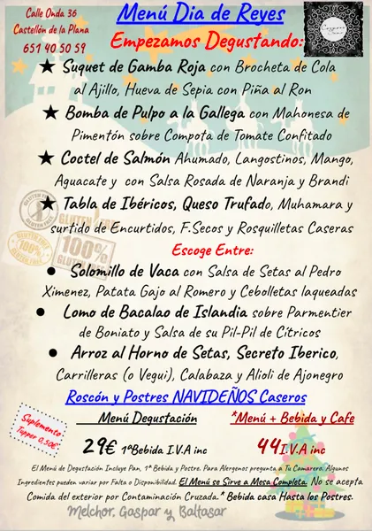 menu 2 of RESTAURANTE CORPORE SANO