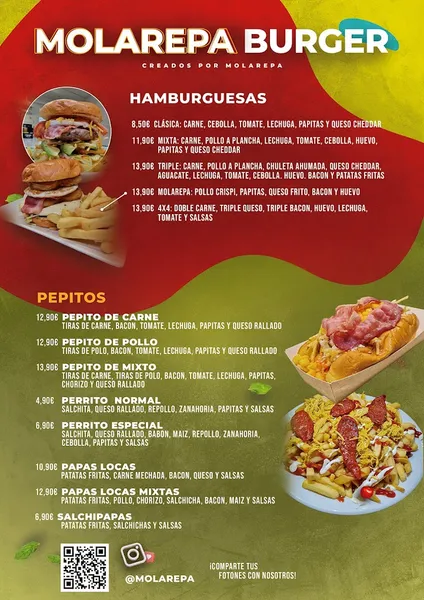 menu 1 of Molarepa