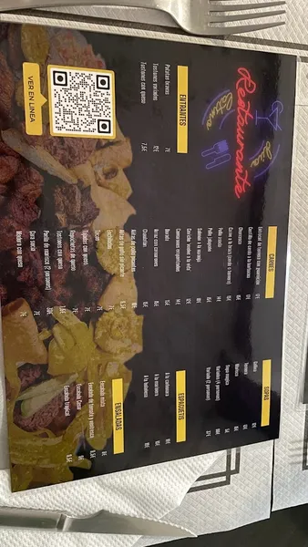 menu 1 of Duo Latino