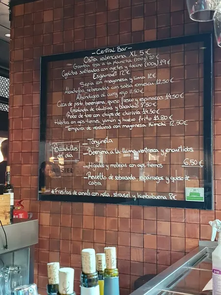 menu 2 of Central Bar by Ricard Camarena