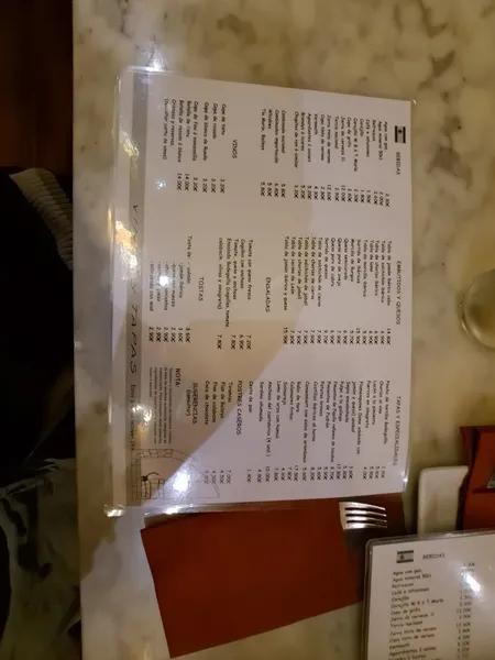 menu 0 of La Bodeguilla Del Gato
