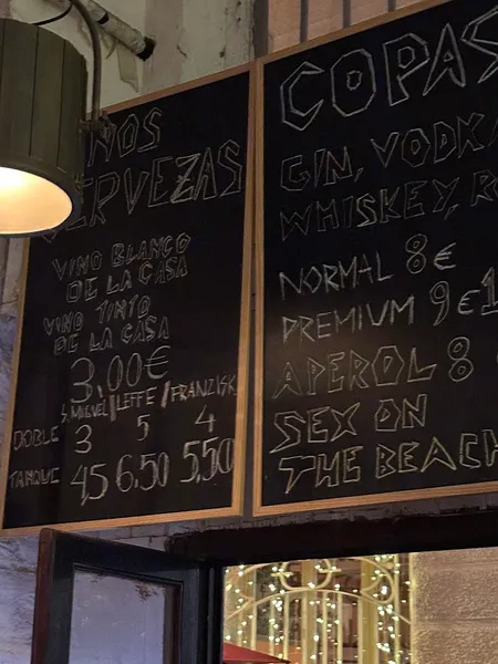 menu 2 of Bar Los Picapiedra