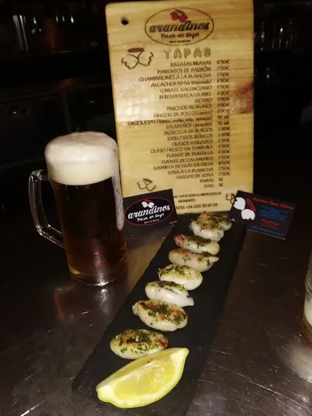 menu 2 of Arandinos