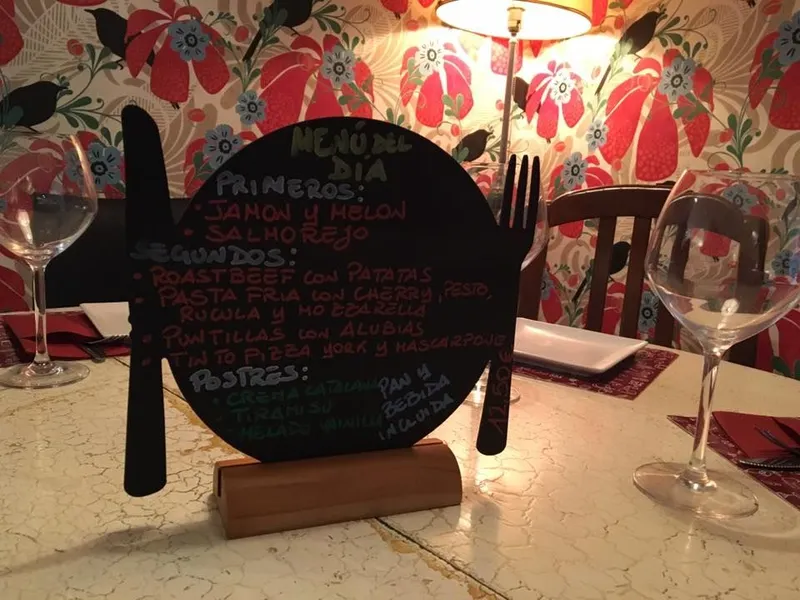 menu 1 of Tinto Fino Ultramarino