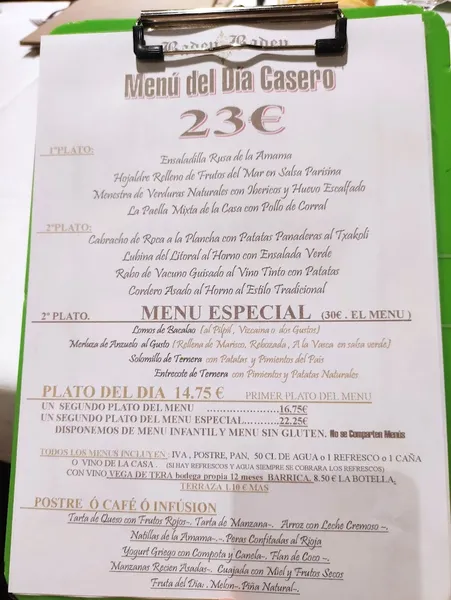 menu 0 of Baden Baden