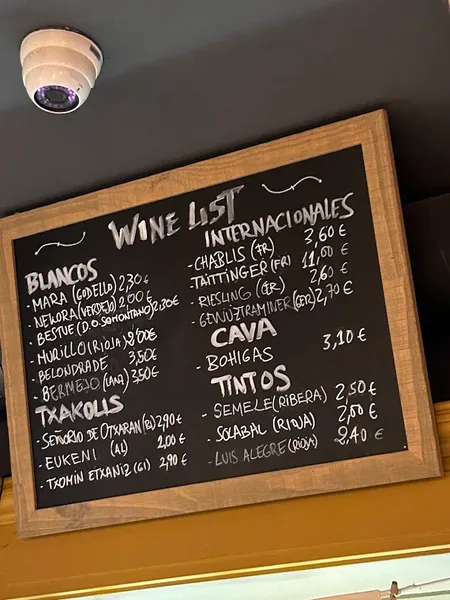 menu 1 of El Puertito