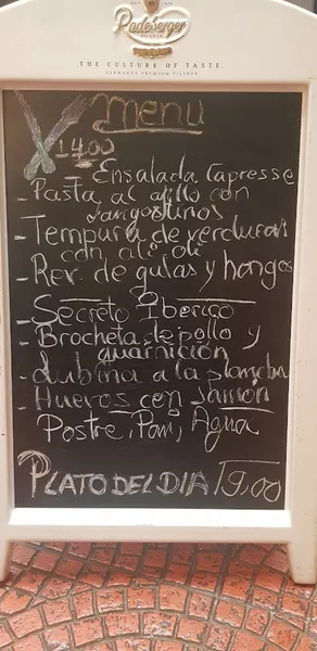 menu 1 of Patio Bilbao