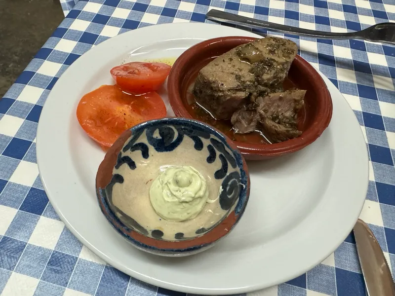 menu 1 of La Recova