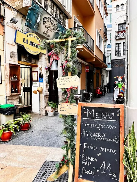 menu 1 of La Recova