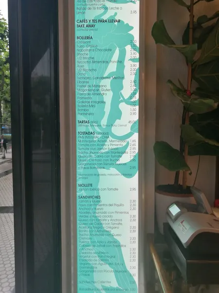menu 2 of Cafetería Iturralde