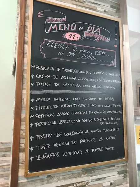 menu 1 of La Olla Vegetal