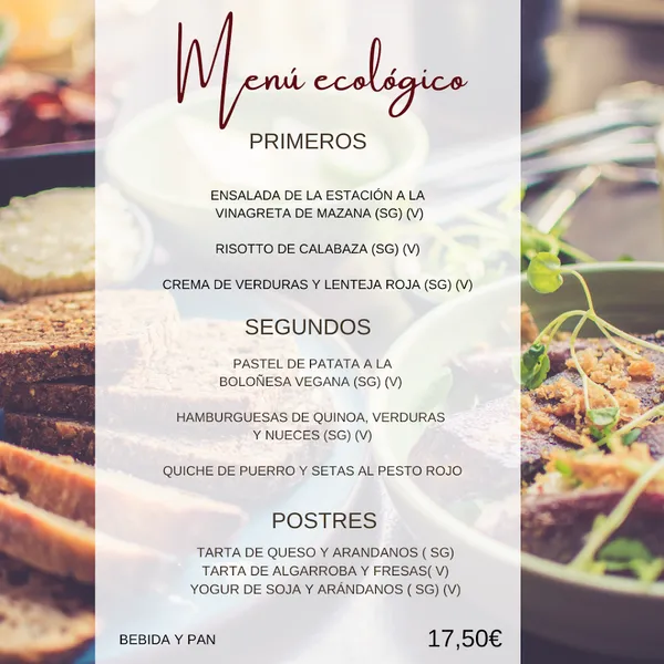 menu 0 of Restaurante Vegetariano La Retama
