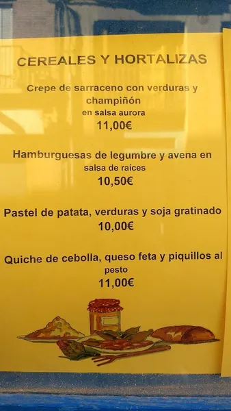 menu 2 of Restaurante Vegetariano La Retama