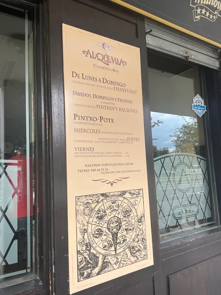 menu 0 of Cafetería Alquimia