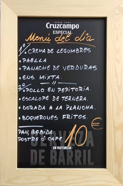 menu 1 of Taberna Casa Nova