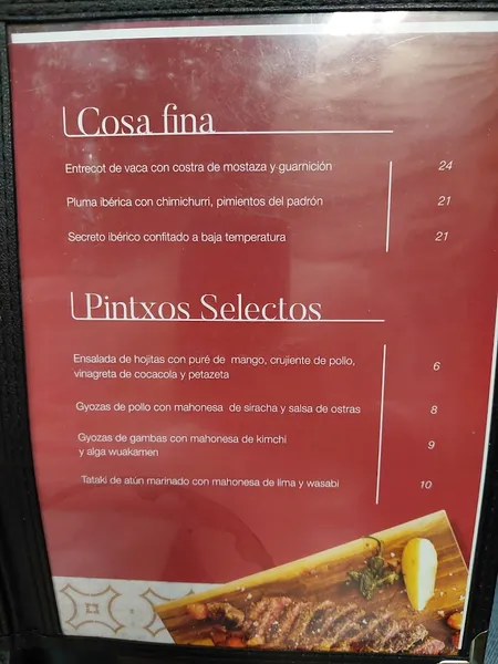 menu 2 of Casa Mol. Centro