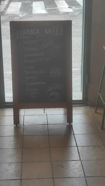 menu 1 of Urraca café