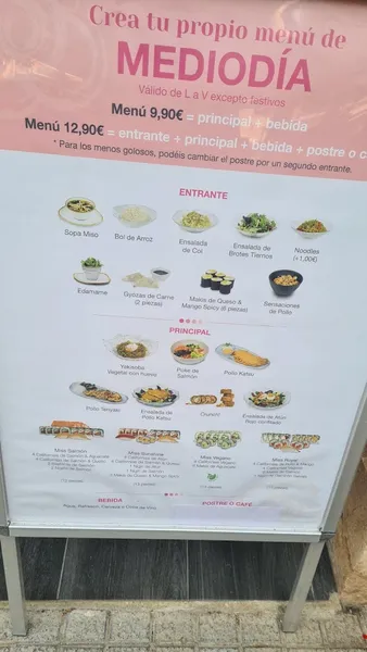 menu 0 of Restaurante Miss Sushi Tarragona