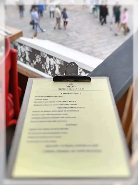 menu 0 of Savoy Restobar