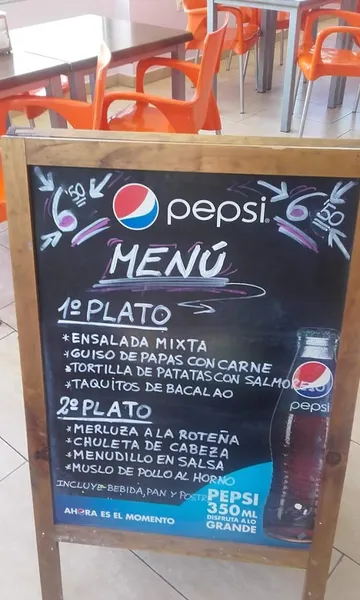 menu 2 of Bar-Restaurante Mirador Del Odiel