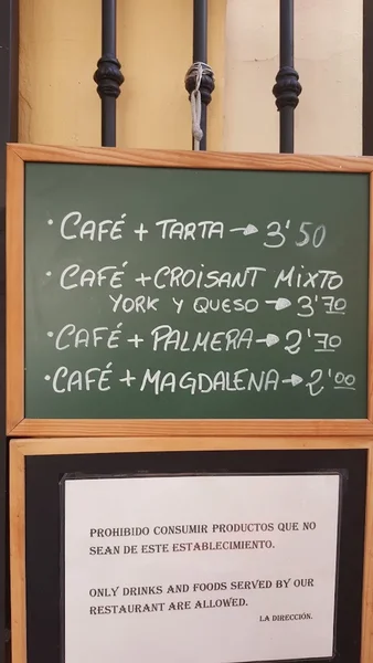 menu 0 of Bar Los Platillos Volantes