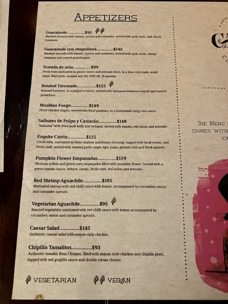 menu 1 of Catrín