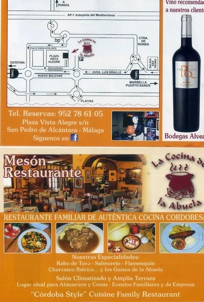 menu 1 of La cocina de La Abuela